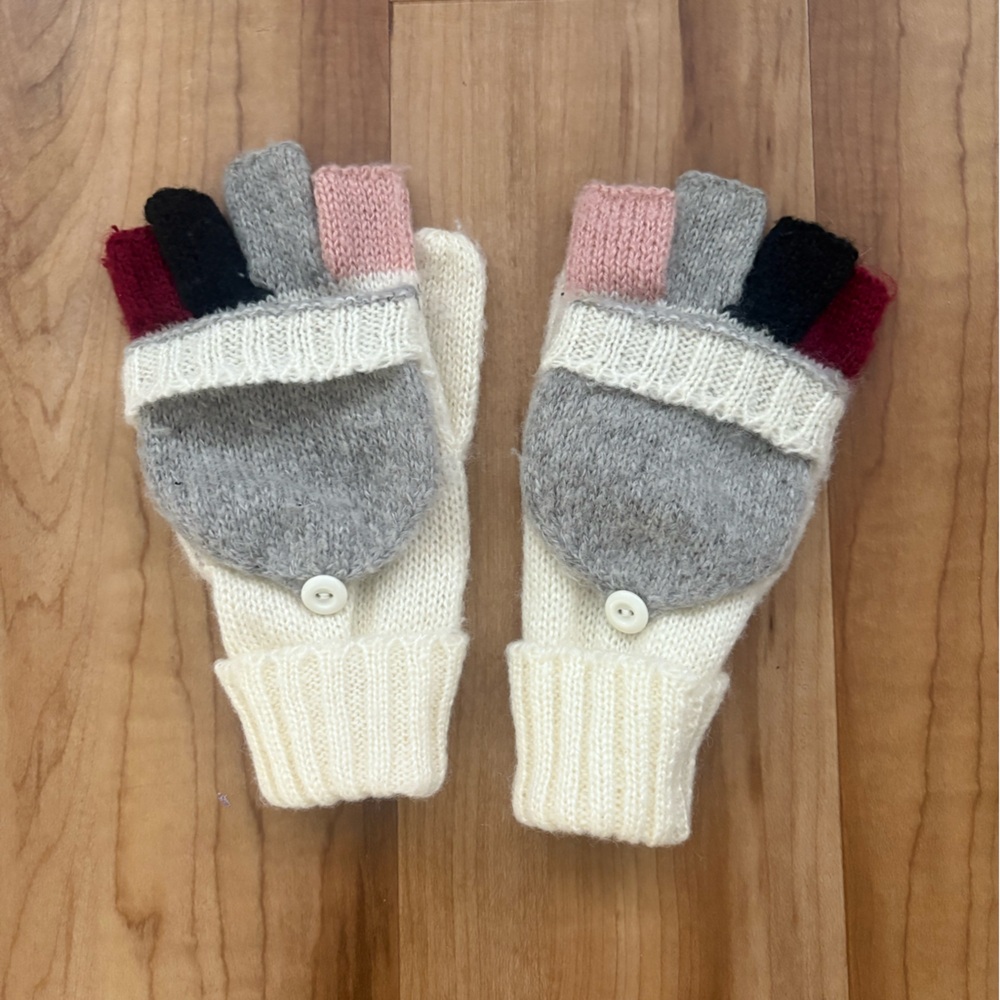 Stylish Multicolor Convertible Mittens